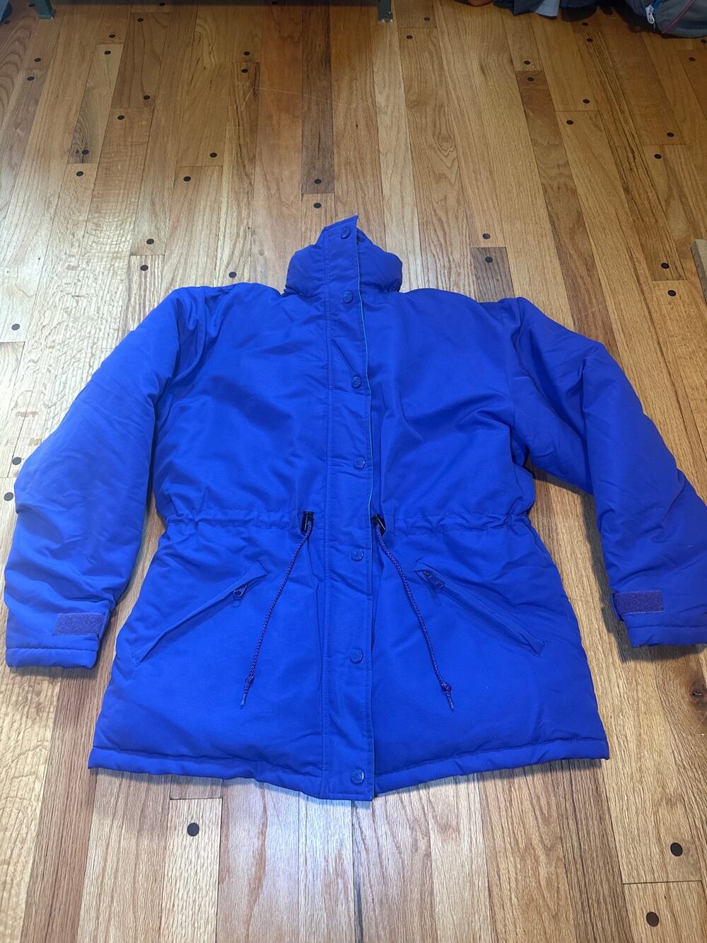 Vintage Cabela’s Women’s M Goose Down Puffer Jacket Blue Teal Korea 80s 90s